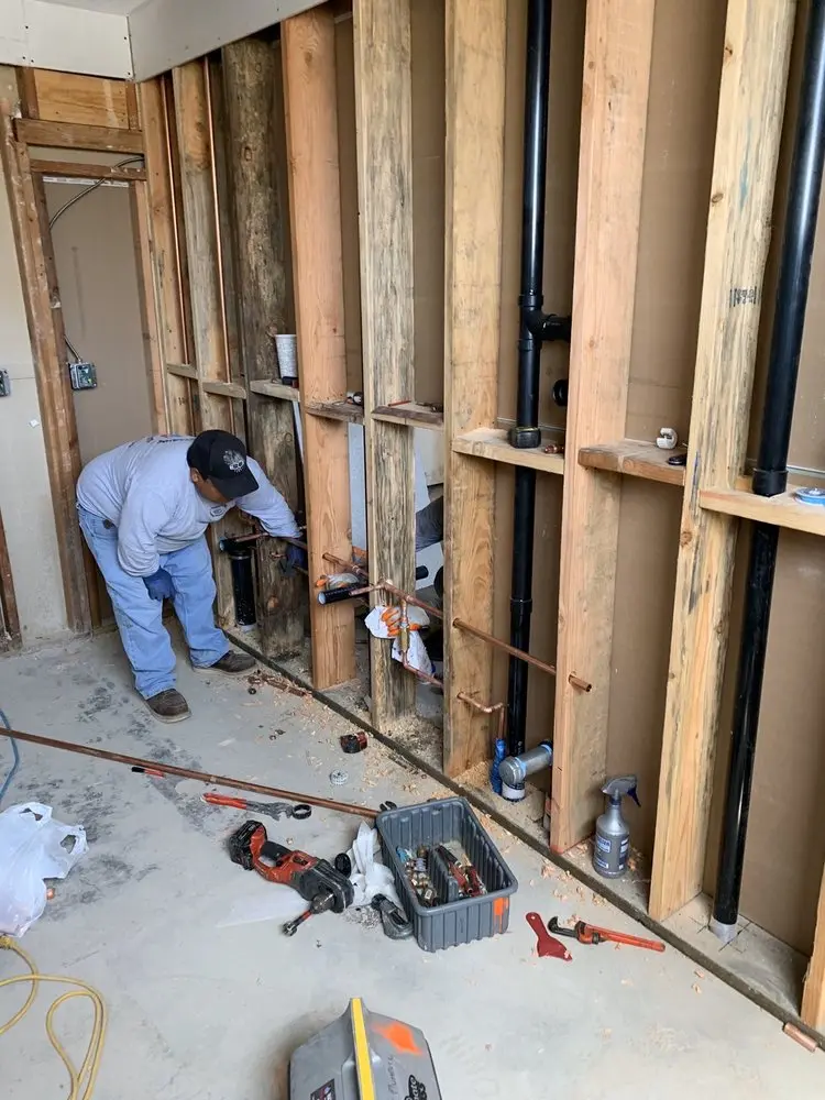 Commercial rough-in plumbing for Gas Line Repair in Dominion Station